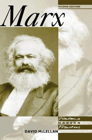 Cover image for Marx (Modern Masters S.)
