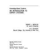 Cover image for Knowledge-Based Systems. An Introduction to Expert Systems