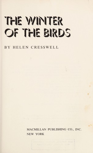Cover image for The Winter of the Birds