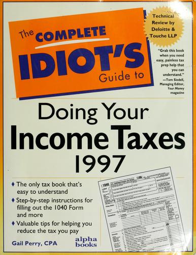 Cover image for complete idiot's guide to doing your income taxes 1997