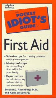 Cover image for Pocket Idiot's Guide to First Aid
