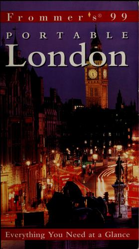 Cover image for Frommer's Portable London '99