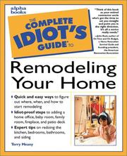 Cover image for The Complete Idiot's Guide to Remodeling Your Home