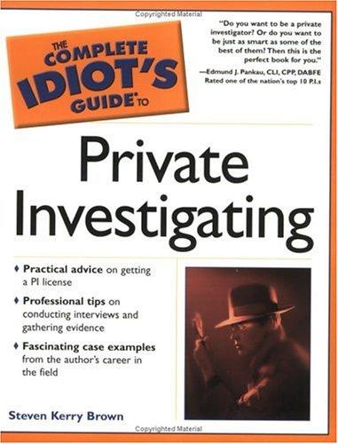 Cover image for The Complete Idiot's Guide(R) to Private Investigating