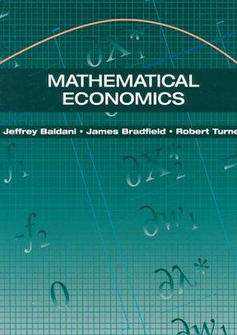 Cover image for Mathematical Economics (The Dryden Press Series in Economics)
