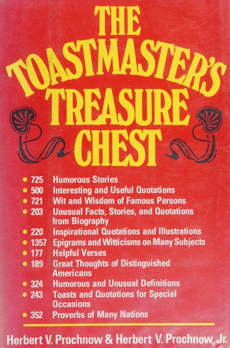 Cover image for The Toastmaster's treasure chest