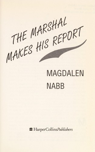 Cover image for The Marshal Makes His Report