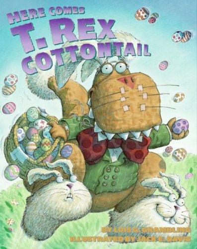 Cover image for Here Comes T. Rex Cottontail