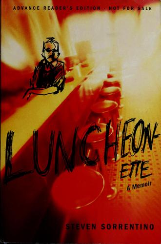 Cover image for Lucheonette a Memoir