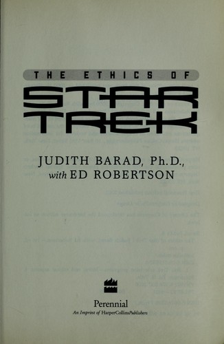 Cover image for The Ethics of Star Trek
