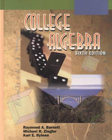 Cover image for College Algebra