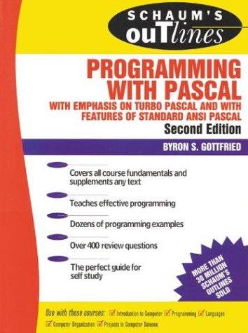 Cover image for Schaum's Outline of Programming with Pascal
