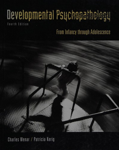 Cover image for Developmental Psychopathology