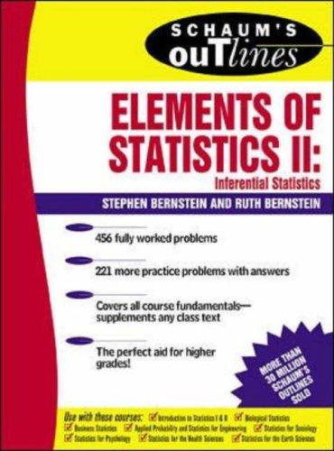 Cover image for Elements of Statistics II (Schaums Outline Series). ed. 1