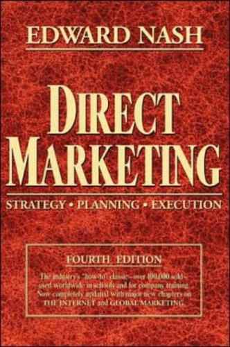 Cover image for Direct Marketing: Strategy, Planning, Execution