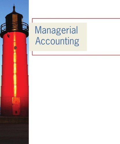 Cover image for Managerial accounting