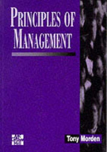 Cover image for Principles of Management