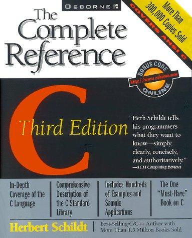 Cover image for C: The Complete Reference (Complete Reference Series)