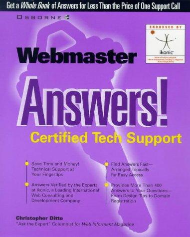 Cover image for Webmaster Answers! Certified Tech Support