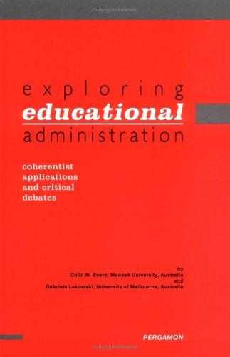 Cover image for Exploring Educational Administration