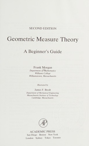 Cover image for Geometric Measure Theory: A Beginner's Guide