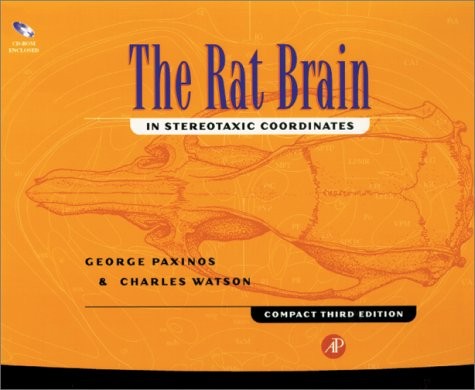 Cover image for THE RAT BRAIN IN STEREOTAXIC COORDINATES