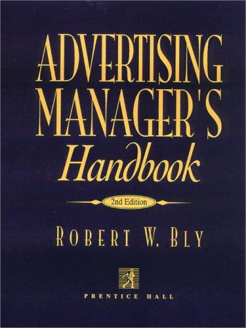 Cover image for Advertising Manager's Handbook