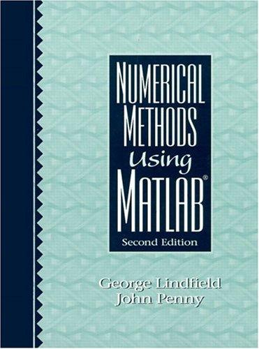 Cover image for Numerical Methods Using MATLAB (2nd Edition)