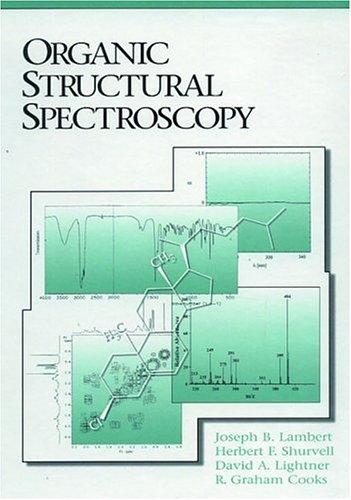 Cover image for ORGANIC STRUCTURAL SPECTROSCOPY