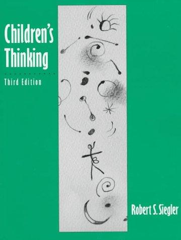 Cover image for Children's Thinking (3rd Edition)
