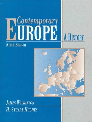Cover image for Contemporary Europe: A History (9th Edition) [Paperback]