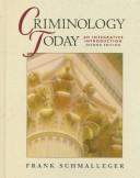 Cover image for Criminology Today: An Integrative Introduction