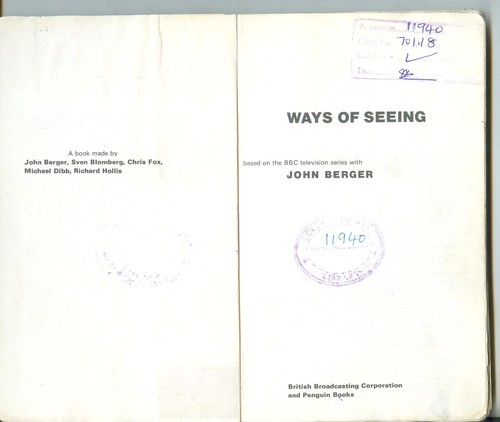 Cover image for Ways of Seeing: Based on the BBC Television Series