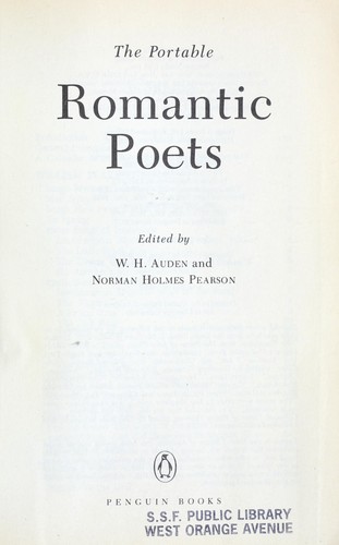 Cover image for The Portable Romantic Poets