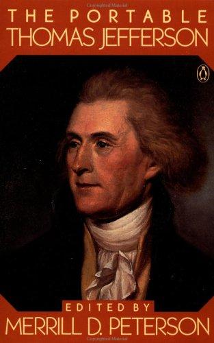 Cover image for The Portable Thomas Jefferson (Viking Portable Library)