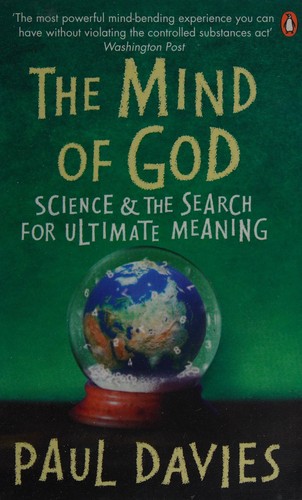 Cover image for The Mind of God, Science and the Search for Ultimate Meaning