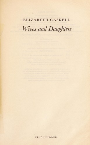 Cover image for Wives and Daughters
