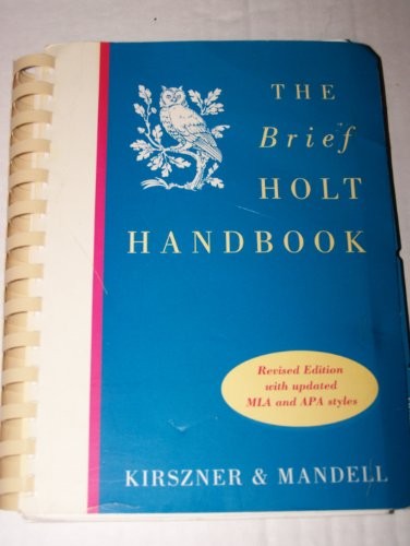 Cover image for The Brief Holt Handbook