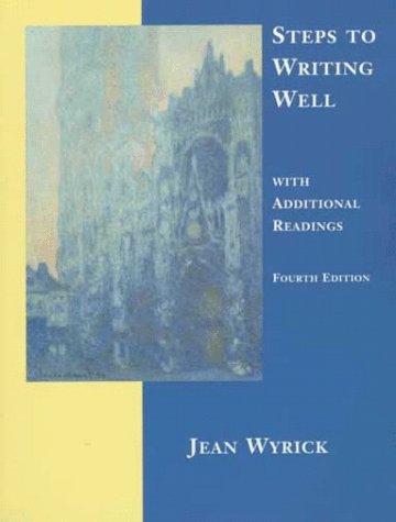 Cover image for Steps to Writing Well: With Additional Readings