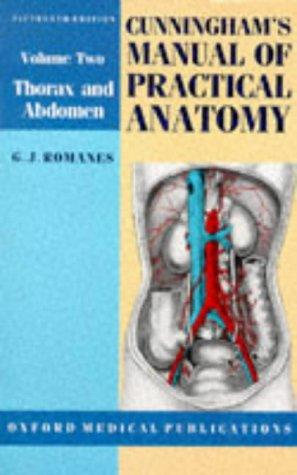 Cover image for Cunningham's Manual of Practical Anatomy: Volume II: Thorax and Abdomen (Oxford Medical Publications)