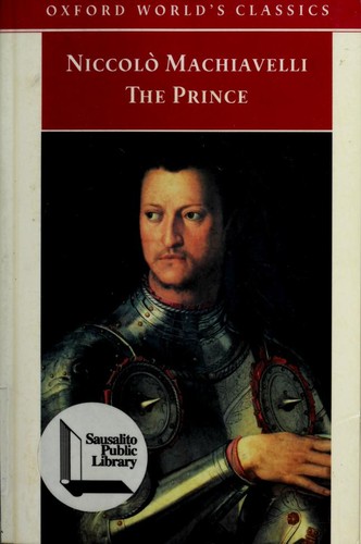 Cover image for Niccolo Machiavelli: The Prince (Oxford World's Classics)