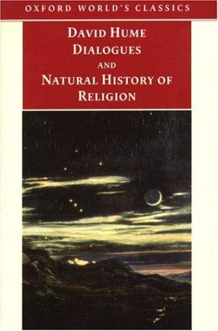 Cover image for Dialogues and Natural History of Religion (Oxford World's Classics)