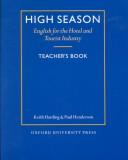 Cover image for High Season: English for the Hotel and Tourist Industry