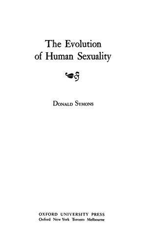 Cover image for The Evolution of Human Sexuality