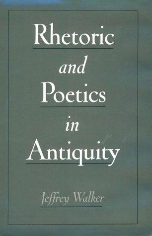 Cover image for Rhetoric and Poetics in Antiquity