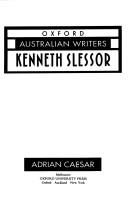 Cover image for KENNETH SLESSOR