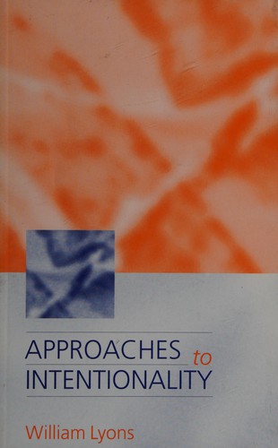 Cover image for Approaches to Intentionality