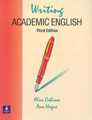 Cover image for Writing Academic English (Third Edition) (The Longman Academic Writing Series)