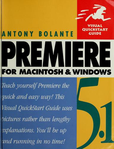 Cover image for Premiere 5.1 Mac Windows (Visual QuickStart Guide)