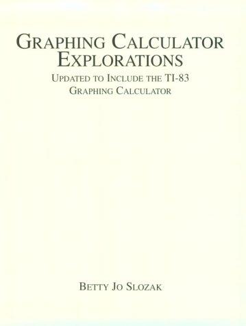 Cover image for Graphing Calculator Explorations